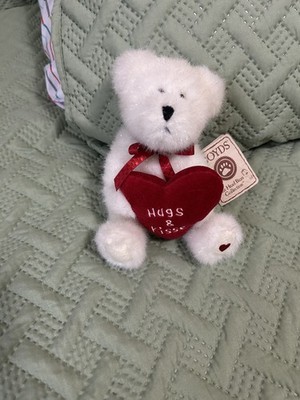 Boyds Bears U.B. MINE 7'' Plush  Bear Happy Valentine's Day Heart Hugs & Kisses