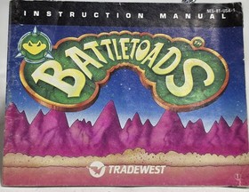 Battletoads NES Nintendo Very Good Condition! Rare! with manual and oem sleeve