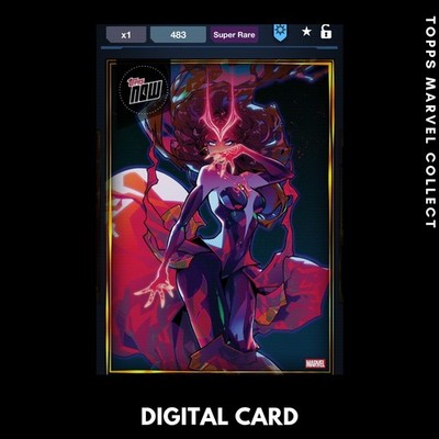 Topps Marvel Collect Sorcerer Supreme #1 GOLD SR Dec 31 Now 2025 Scarlet Witch