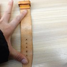 Louis Vuitton Poignet Leather Strap Tan Buckle Bracelet VINTAGE Vachetta France — photo 4