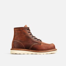 NWOB Red Wing Classic Moc Men's 6" Boot in Copper Rough  Tough Leather Size 8