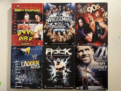 WWE 18-DISC LOT 6 DVD SET WRESTLEMANIA THE ROCK SHAWN MICHAELS