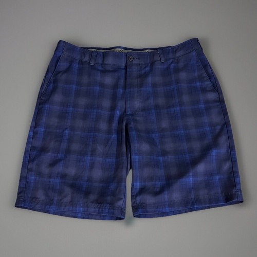 Ben Hogan Performance Mens Chino Golf Shorts Size 38 Blue Poly/Elastane - Picture 1 of 7