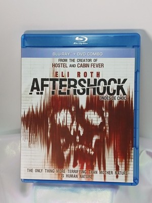 AFTERSHOCK  BLU RAY & DVD COMBO 2013 Eli Roth MINT CONDITION SCRATCH FREE DISCS