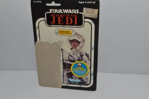 HAN SOLO HOTH 48 BACK KENNER VINTAGE Star Wars ROTJ CARDBACK (SWC41)