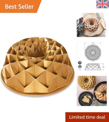 Aluminiumguss Jubiläum Bundt Kuchenform - 10 Tassen Kapazität für festliche Anlässe