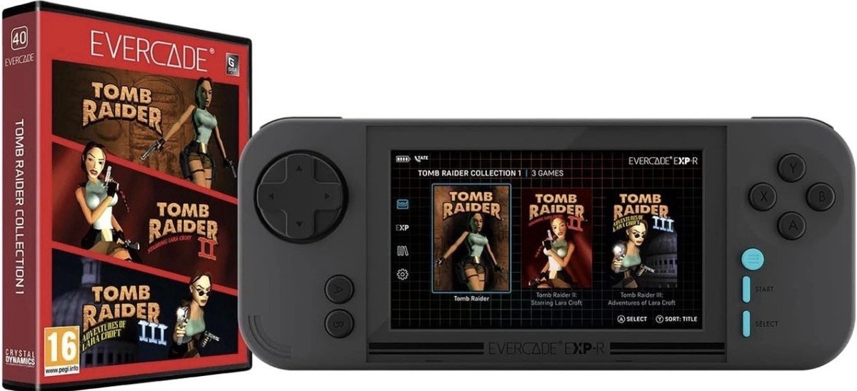 Evercade EXP-R Portable Console w/ Tomb Raider | eBay