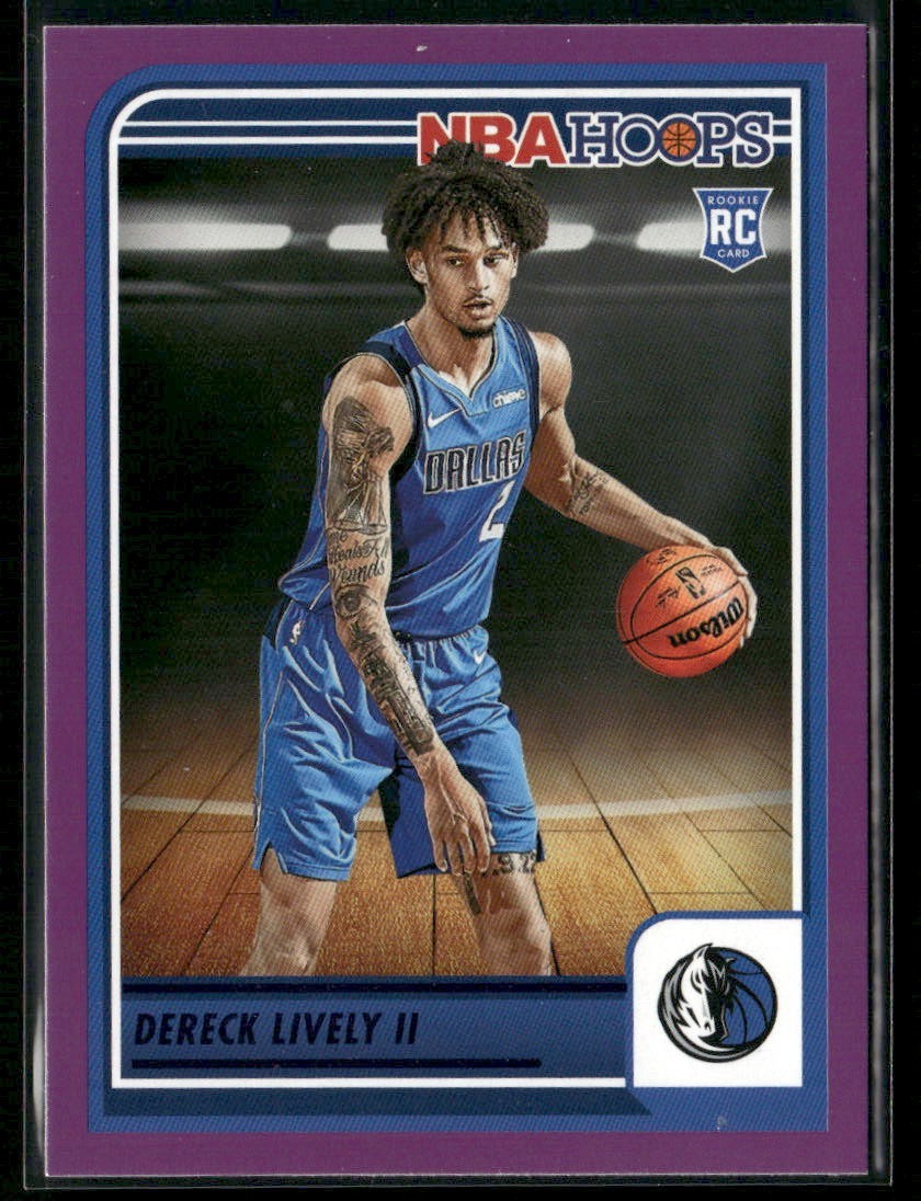2023-24 Nba Hoops Dereck Lively Purple RC #241