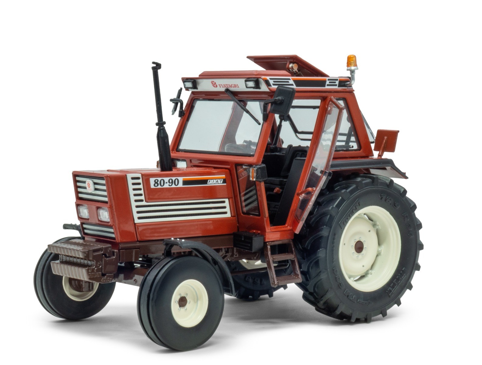 Tracteur ROS Fiat 80-90 SuperComfort 2WD miniature de collection 1/32 avec ailes