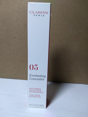 CLARINS Everlasting Concealer, SHADE: 05 VERY DEEP, 0.4oz NIB