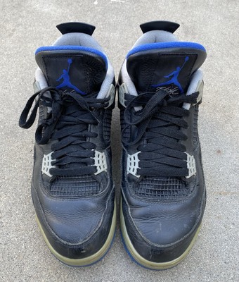 Nike Air Jordan 4 Retro Motorsport Alternate Black Royal Size 9