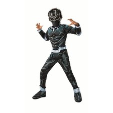 New Black Panther Halloween Costume Boys Sz Med 8/10 Marvel Avengers Rubies