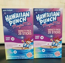 Hawaiian Punch Magic Drink Mix Variety, 40 Sticks, 3 Flavors, Sugar Free