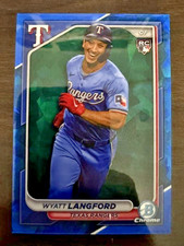 2024 Bowman Chrome Sapphire  Image Variation Wyatt Langford #71 Running
