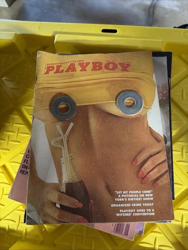 Vintage Playboy Magazine July 1974 Carol Vitale Center / Christine Maddox Cover