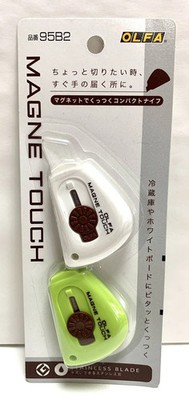 OLFA 95B2 Pastel Utility Knife Set Magnetic Cute Portable Box Cutter 2pcs Japan