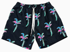 Chubbies Havana Nights Men's Sz. L 5.5" Lined Hyrbid Swim Performance Shorts