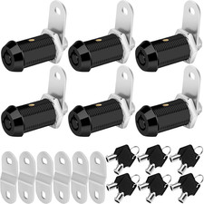 Cam Locks RV Storage Keyed Alike, 1-1/8" Fits 7/8" Max Door Thickness, Compartme