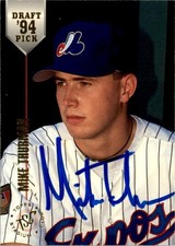 Mike Thurman 1994 Topps Stadium Club Draft Picks Auto RC #81 C Montral Expos