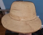 ANTIQUE GENUINE BRITISH  PITH HELMET - MADE IN INDIA 1920s-1940s? No vent, Rare — photo 4