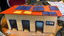 Rare Retired Vintage Wooden Schleich Horse Stable wooden type; lacks a few doors