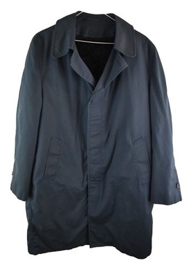 CLIPPER MIST blau gefütterter Trenchcoat Gr. 38 Reg Herren Allwetter Freizeit Outdoor