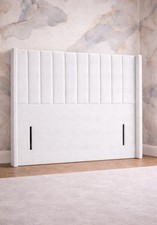 Plush Velvet Lined Wing Floor standing Headboard 54 inches high