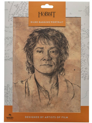 Der Hobbit - Bilbo Beutlin Portrait Replik Kunstdruck - Weta Workshop