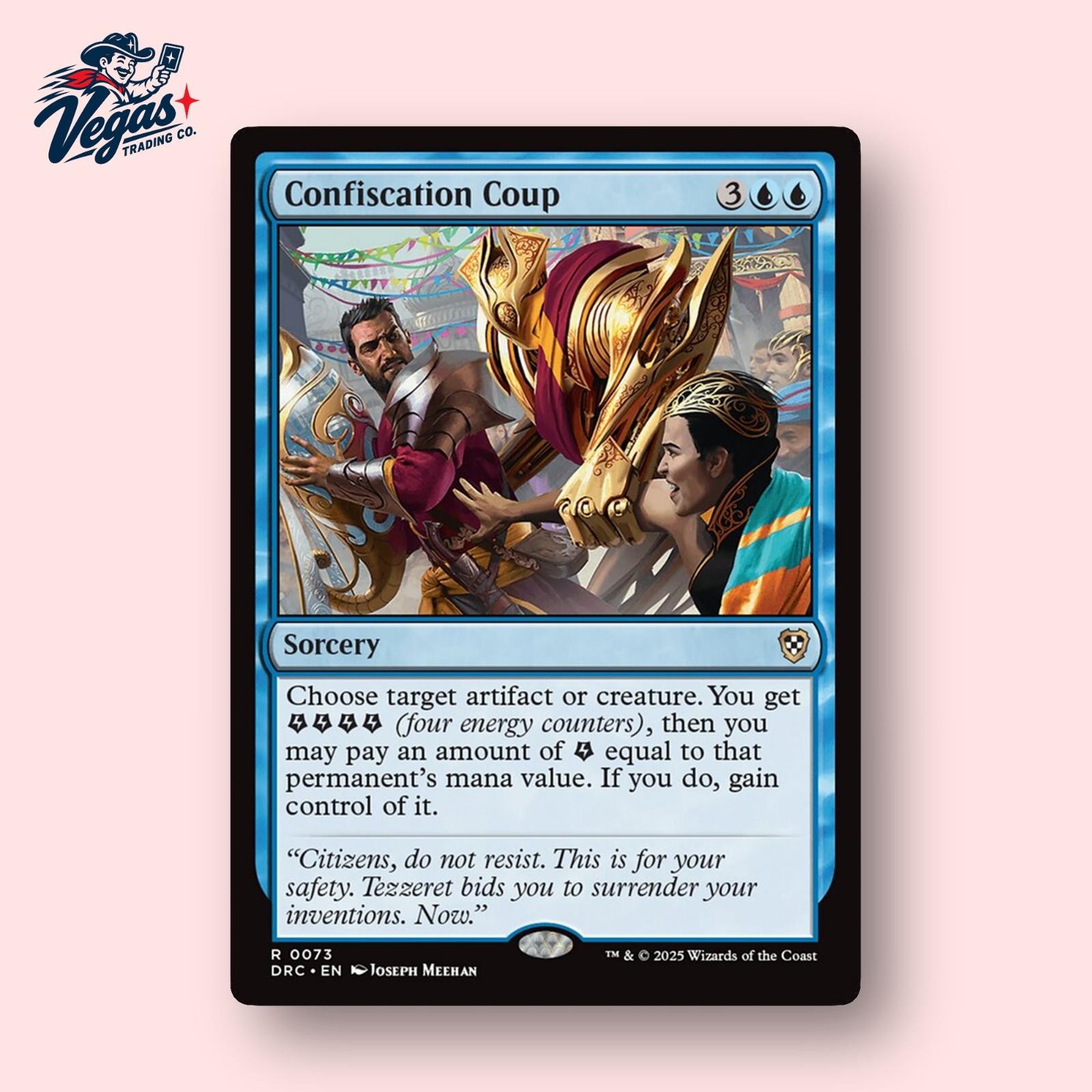 Confiscation Coup #73 Rare Commander: Aetherdrift Magic: The Gathering NM