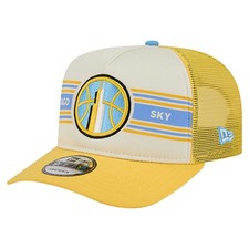 Unisex New Era  White/Yellow Chicago Sky Banner Foam Front 9FIFTY A-Frame