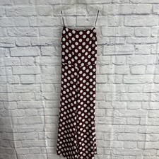 Topshop Preppy Romantic Euro Summer Polka Dot Open Tie Back Back Jumpsuit 6