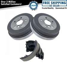 Rear Brake Drums Pair & Shoe Left & Right Set Kit for Toyota Camry Solara