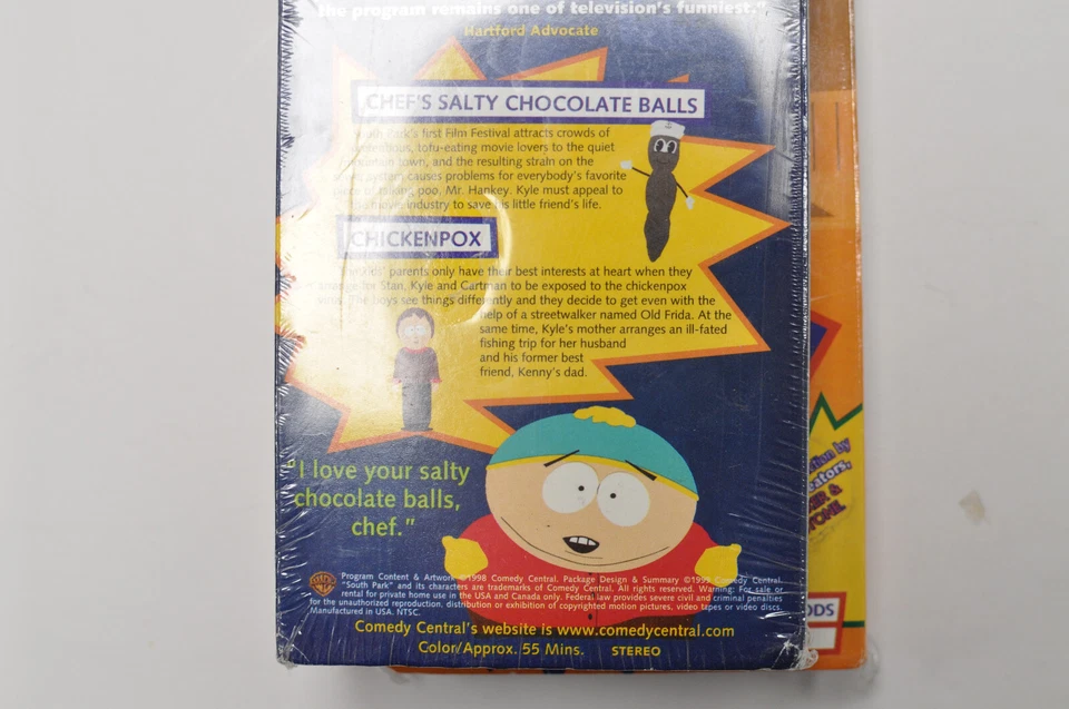 Two South Park VHS Volume 11 and Volume 12 (VHS, 1998) Comedy Central, Sealed - Image 4 of 4