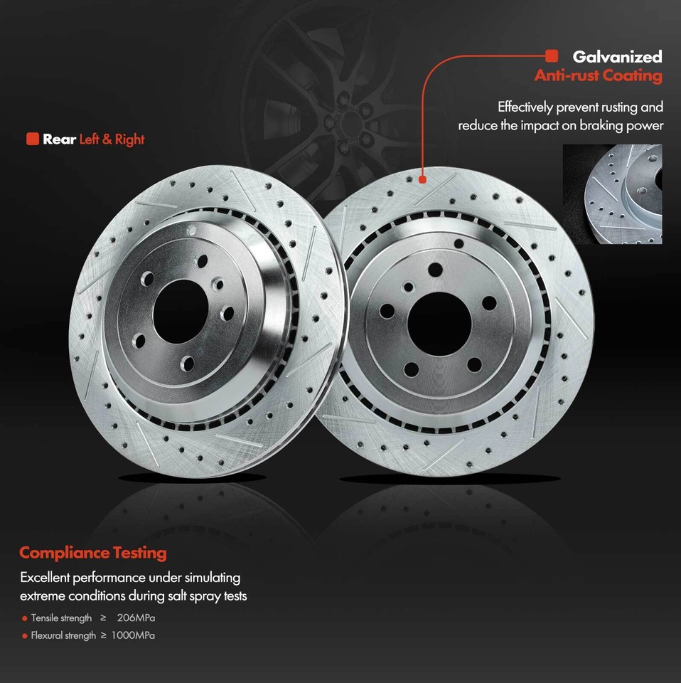 EBC GD Sport Rear Rotors (331x13mm) | 00-01 Mercedes-Benz M-Class ML ML430 4.3 main image 0
