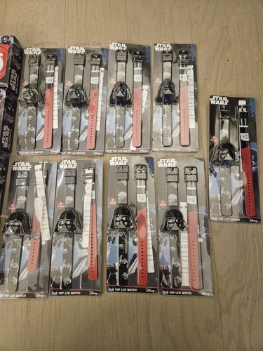 DISNEY Star Wars Watches & Mini Twinbell Alarm Clock WHOLESALE Job LOT - New - Picture 4 of 7