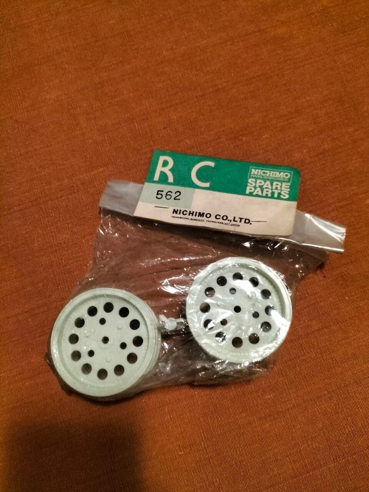 RC 1/10 Nichimo 562 Cosmo Shooter REAR WHEELS Vintage Rims Foto 2 de 4