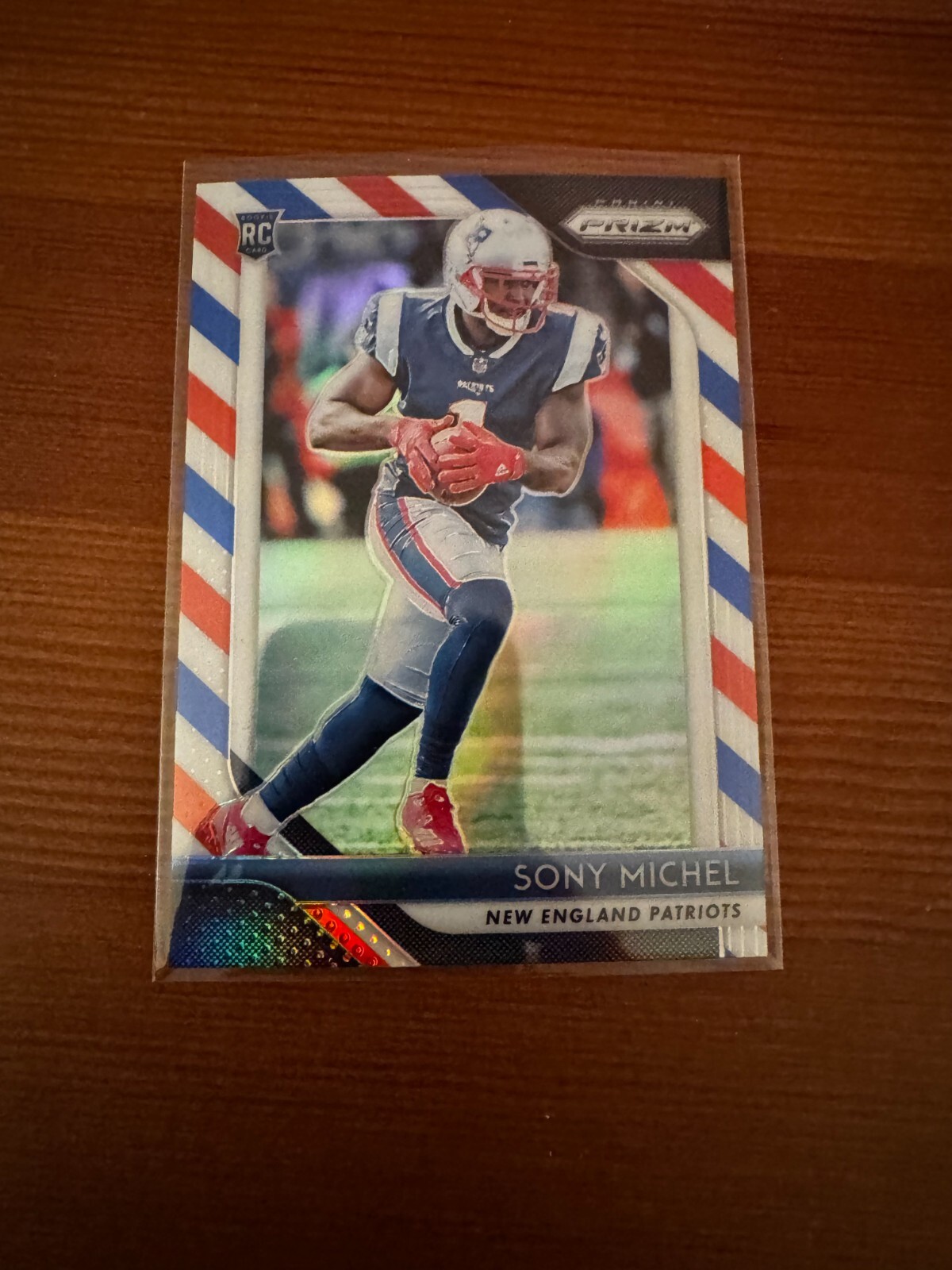 2018 Panini Prizm Sony Michel RC #211 Red White Blue Prizm