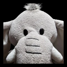 Animal Adventure Circo Elephant Stuffed Animal Plush Gray 18" Soft Cuddly Clean