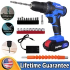 2023 Cordless Drill and Impact Driver with Battery and Charger Drill Combo Set