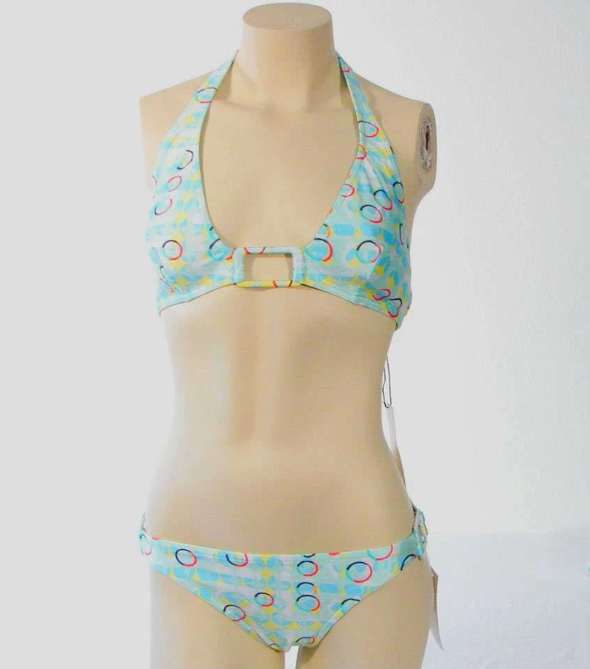 Calvin Klein два изделия с бретелью через шею бикини купальник новый с Ярлыками $102 - Изображение 2 из 2