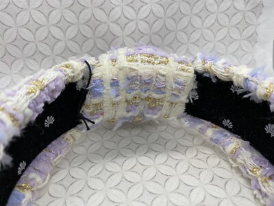 Lele Sadoughi Lavender Tweed Knotted Headband Lele Sadoughi Tweed Knotted Headband Lilac | eBay main image 4