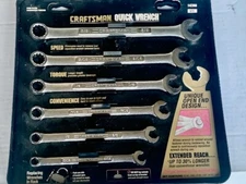 Craftsman 6-Pc Combination Quick Wrench Set SAE 942356 Made In USA (A10)