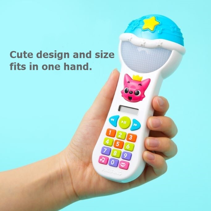 PINKFONG Babyshark Microphone Mic Karaoke Toy [50 Songs in English