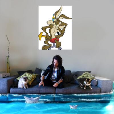 V3404 Wile E. Coyote The Road Runner Looney Tunes Funny Decor WALL