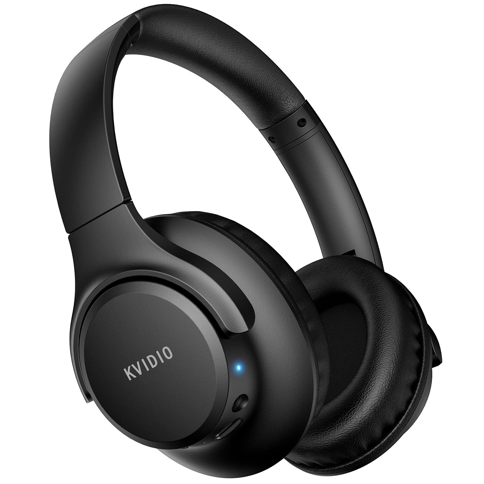 KVIDIO Updated Bluetooth Over-Ear Headphones with 65-Hour Playtime Wireless Comfort Sound