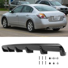 Car Rear Lip Bumper Valance Diffuser Spoiler For Nissan Altima Carbon Fiber Look Car Rear Lip Bumper Valance Diffuser Spoiler For Nissan Altima Carbon Fiber Look
