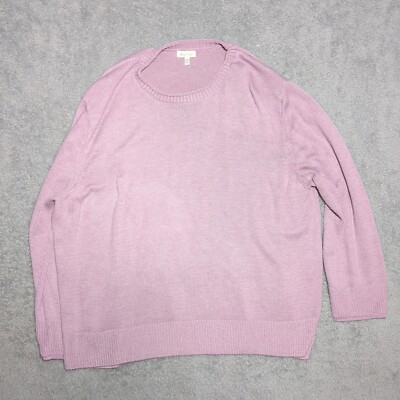 Ella Moss XXL Women's Lilac Purple Long Sleeve Sweater