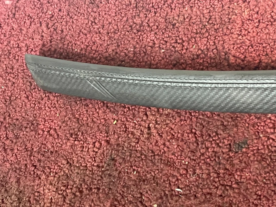 BMW M3 E93 E92 OEM BMW M\ REAR LEFT DRIVER SID PANEL CARBON LEATHER TRIM COVER - Image 3 of 4