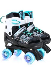 Light up Adjustable boys Roller skates 8 Wheels In Great Conditions
