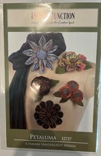 2005 Vintage Petaluma Flower Brooch Sewing Patterns Tamara Vandergriff IJ737